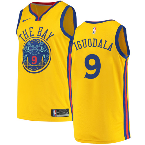 Andre #9 GSW Limited Stock NBA Pro Jersey Athletic