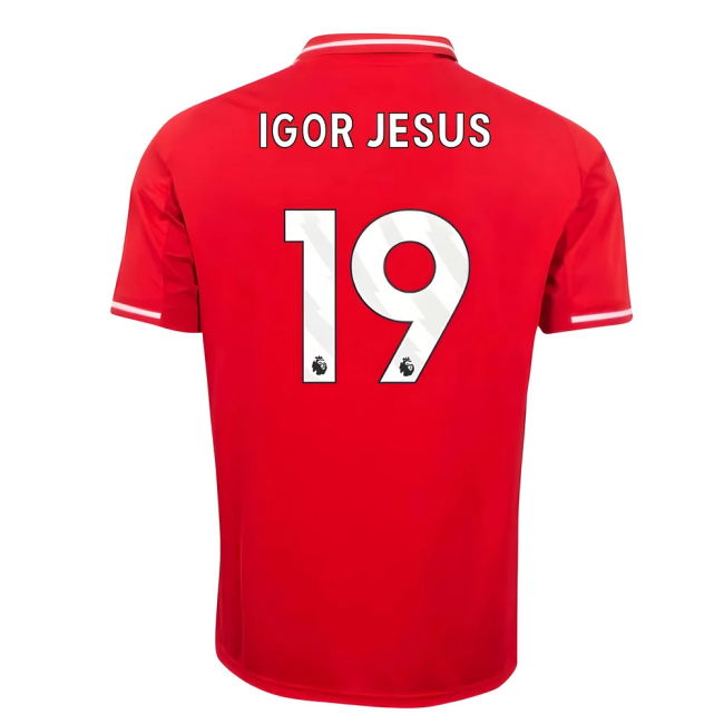 2025-2026 Nottingham Forest Home Shirt (Igor Jesus 19) | Game Day