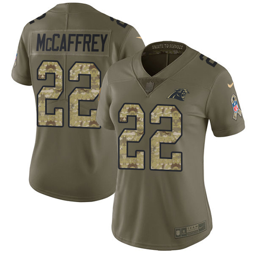Authentic C P Panthers NFL #22 Christian McCaffrey Limited Team Col...