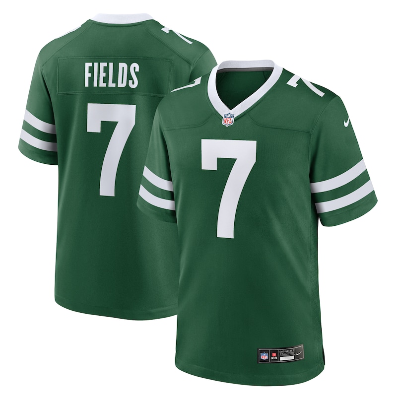 None Justin Fields Fan Favorite NY Jets Great Value Jersey Football Ap
