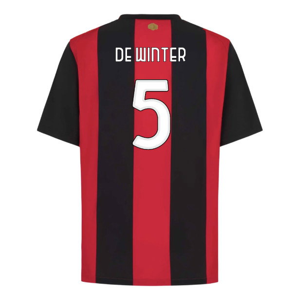 [DDJ] 2026-2027 AC Milan Home Shirt (De Winter 5)