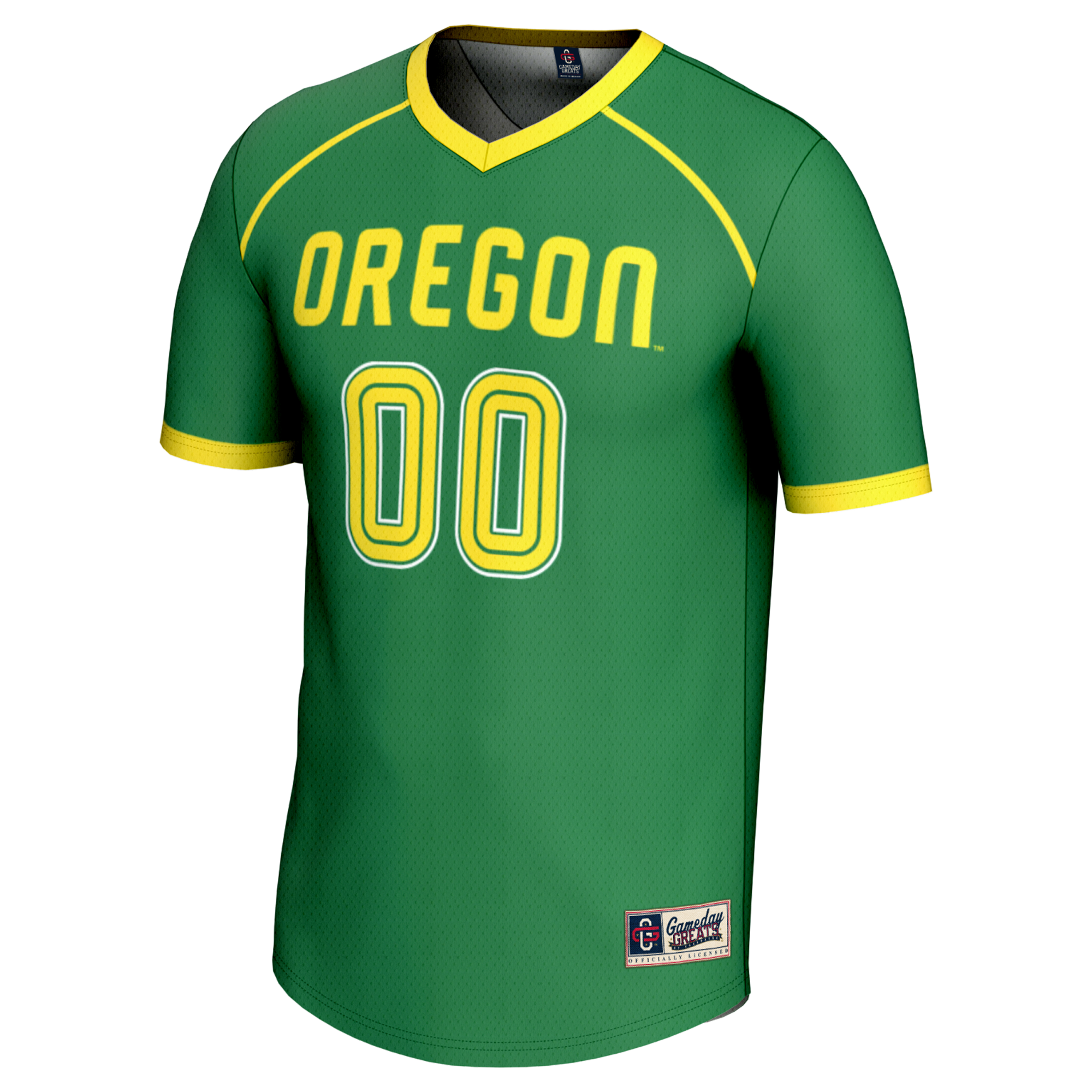 [NJP] Oregon Ducks GameDay Greats Unisex Women's Lacrosse NIL Lightweight Jersey - Green