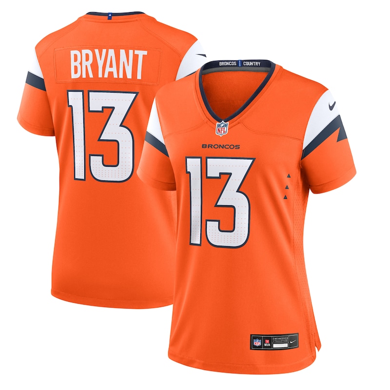 None Pat Bryant Team Captain DEN Broncos Affordable Jersey Game Day We
