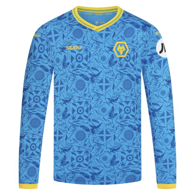 Verified 2025-2026 Wolves Long Sleeve Third Shirt (Kids Size) (Your...