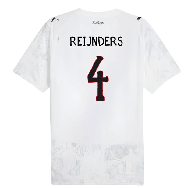 2025-2026 KIDSUPER x Manchester City CWC Shirt (White) (Reijnders 4)