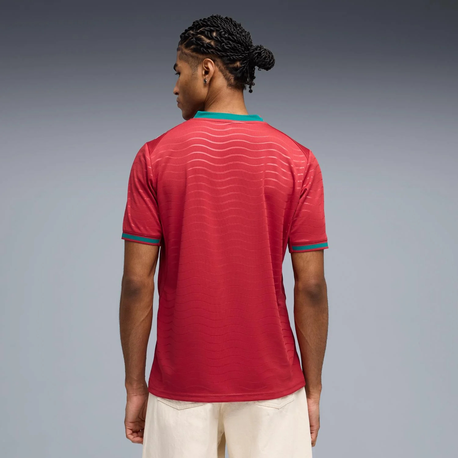 Portugal 2026 Home Jersey - Men's | Wave Inspired Football Shirt Sustainable Regular Fit Soccer Kit