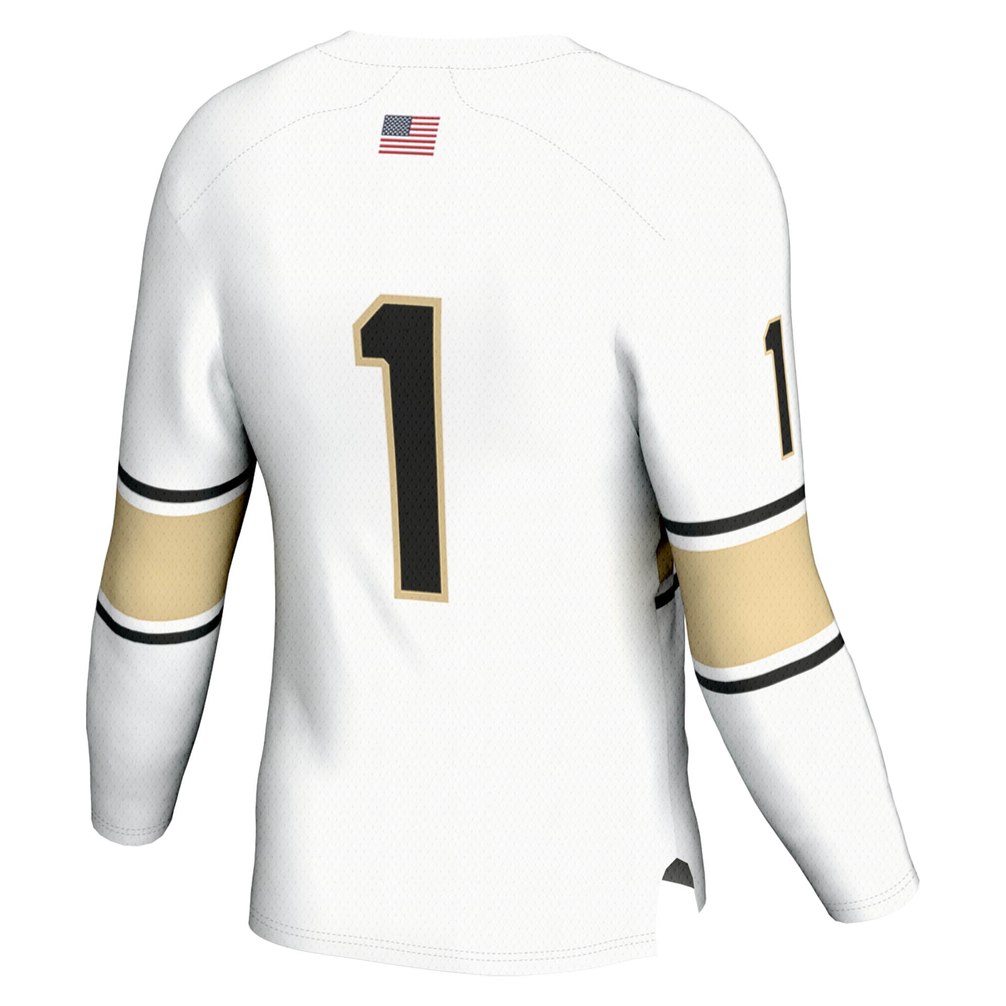 #1 Army Black Knights GameDay Greats Youth Ice Hockey Fashion Jersey - White