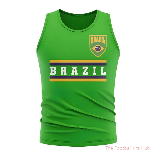 Brazil Core Football Country Sleeveless Tee (Green)