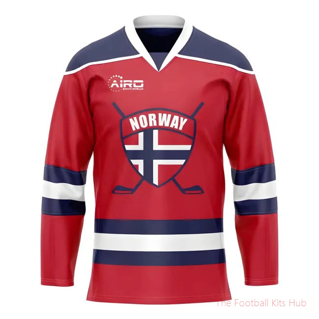 Men Norway Home Ice Hockey Shirt
