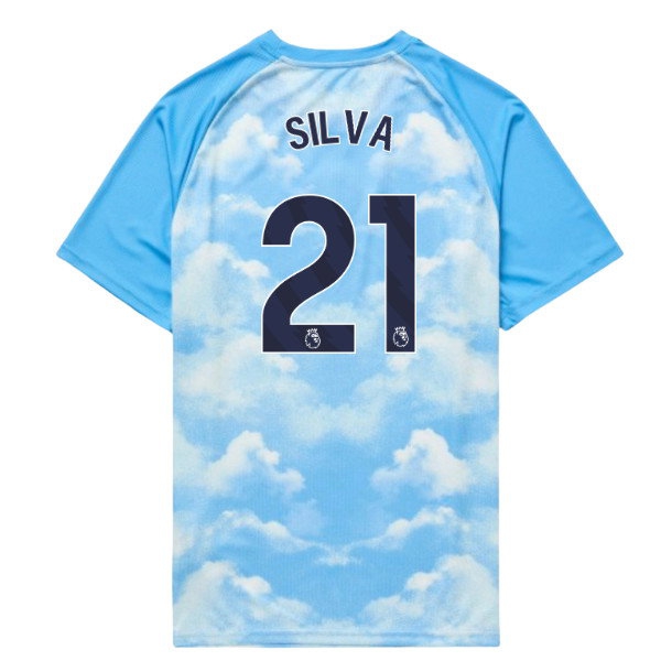 [FJH] 2026-2027 Man City Warm Up Jersey (Icy Blue) (Silva 21)