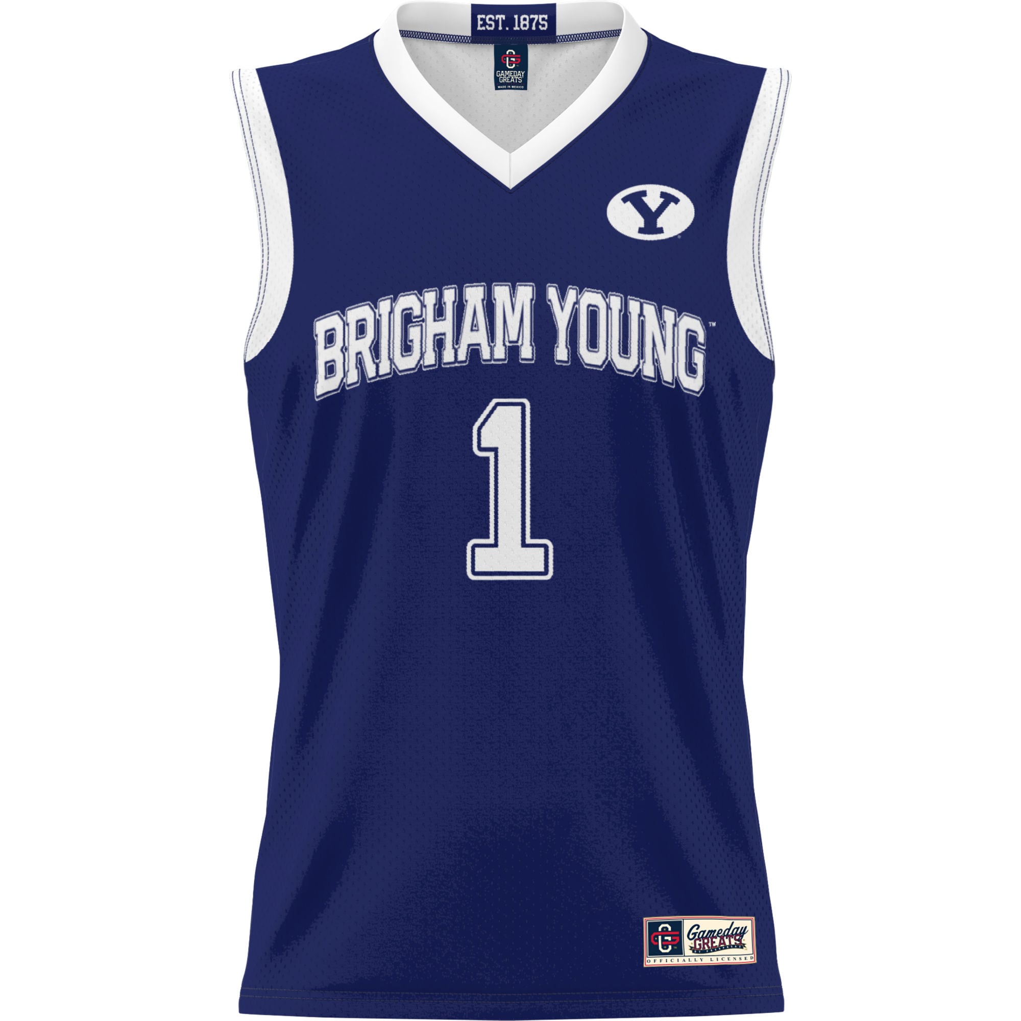 [DDG] BYU Cougars GameDay Greats Youth Lightweight Basketball Jersey - Navy