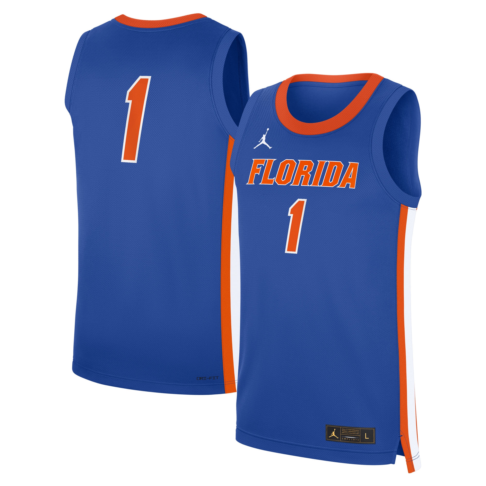 [NJP] Youth Florida Gators Road Replica Basketball Jersey - Royal