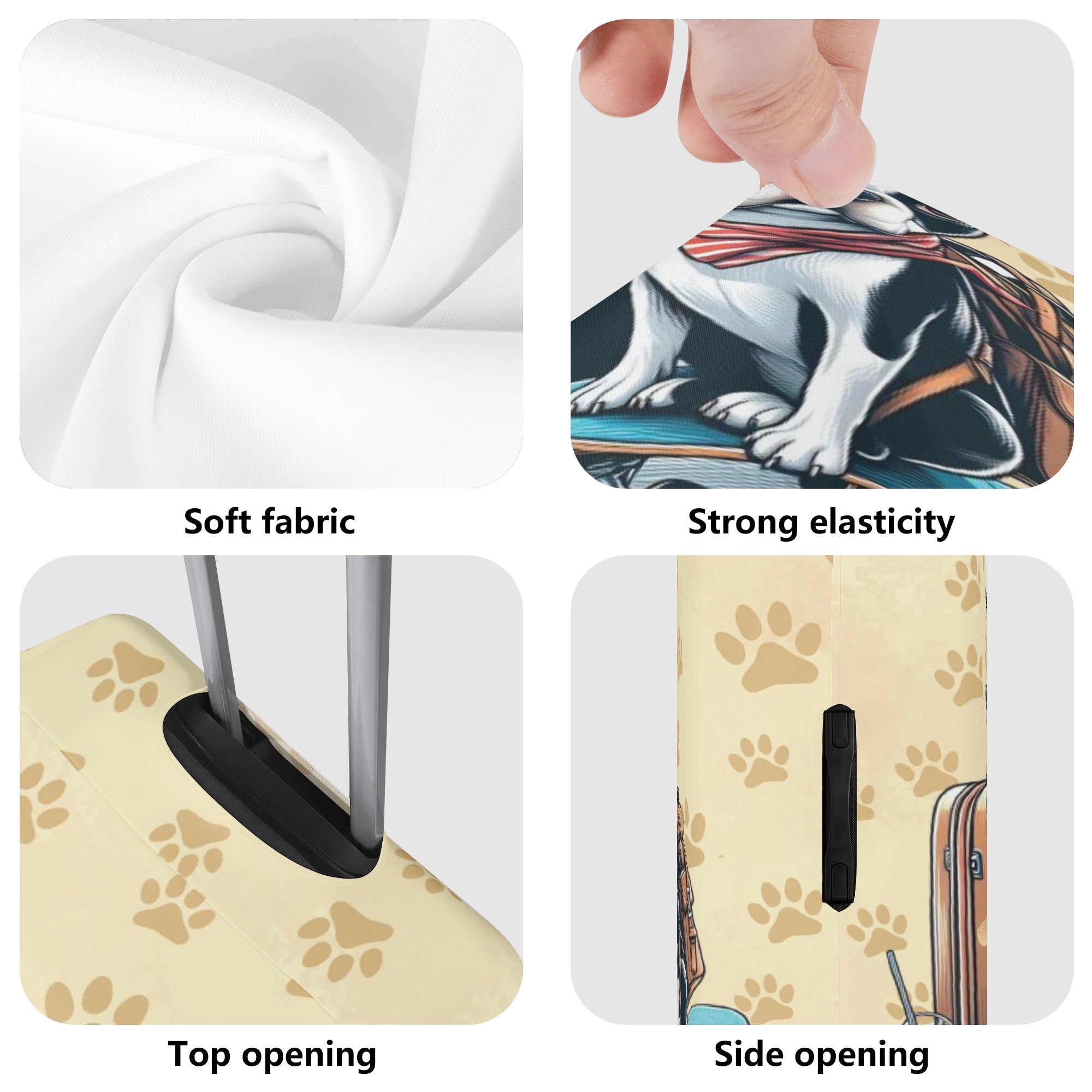 Birdie - Luggage Cover for Boston Terrier lovers