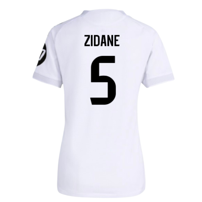 2025-2026 Real Madrid Authentic Home Shirt (Womens) (Zidane 5)