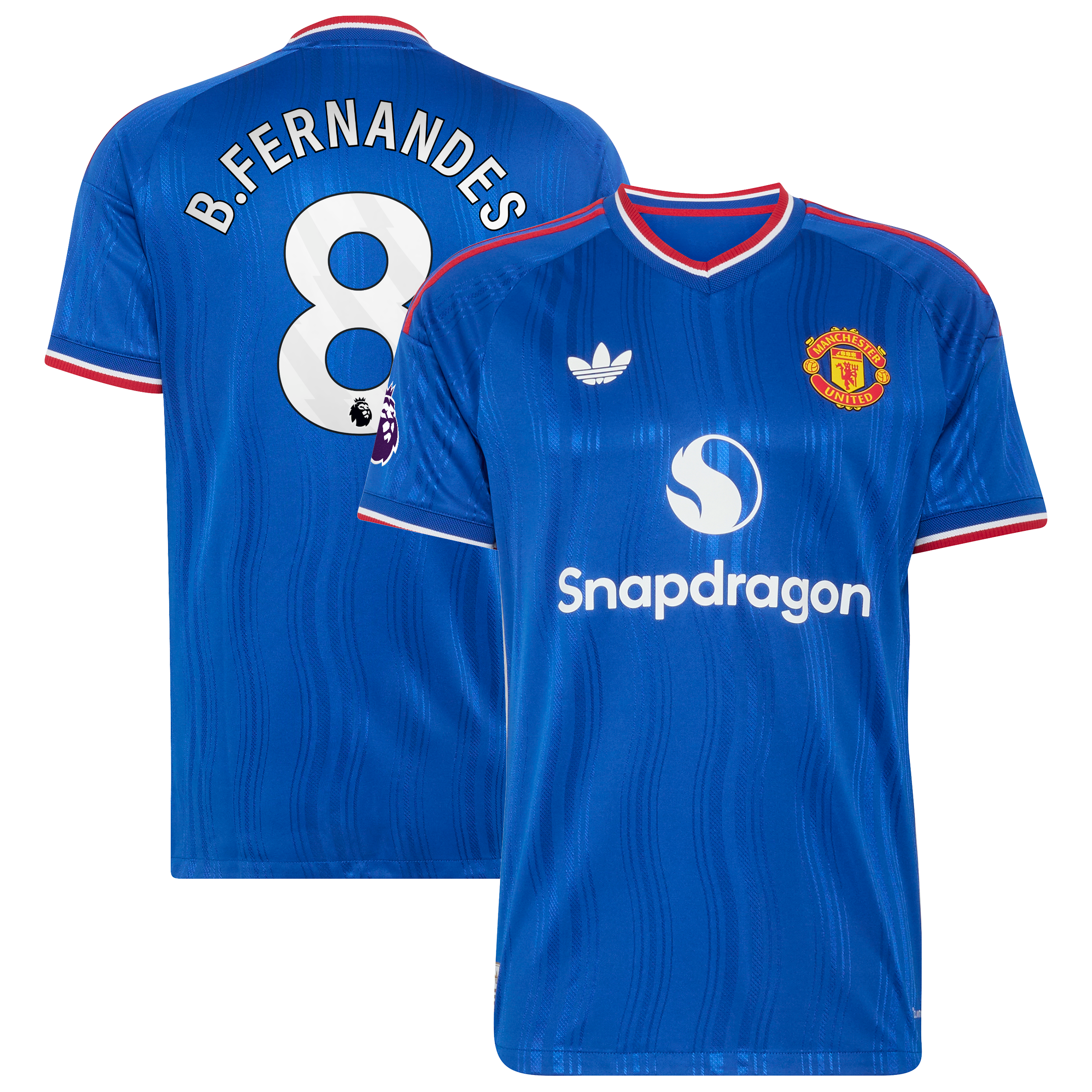 [SJH] Bruno Fernandes Manchester United 2026/27 Away On-Field Authentic Jersey - Royal