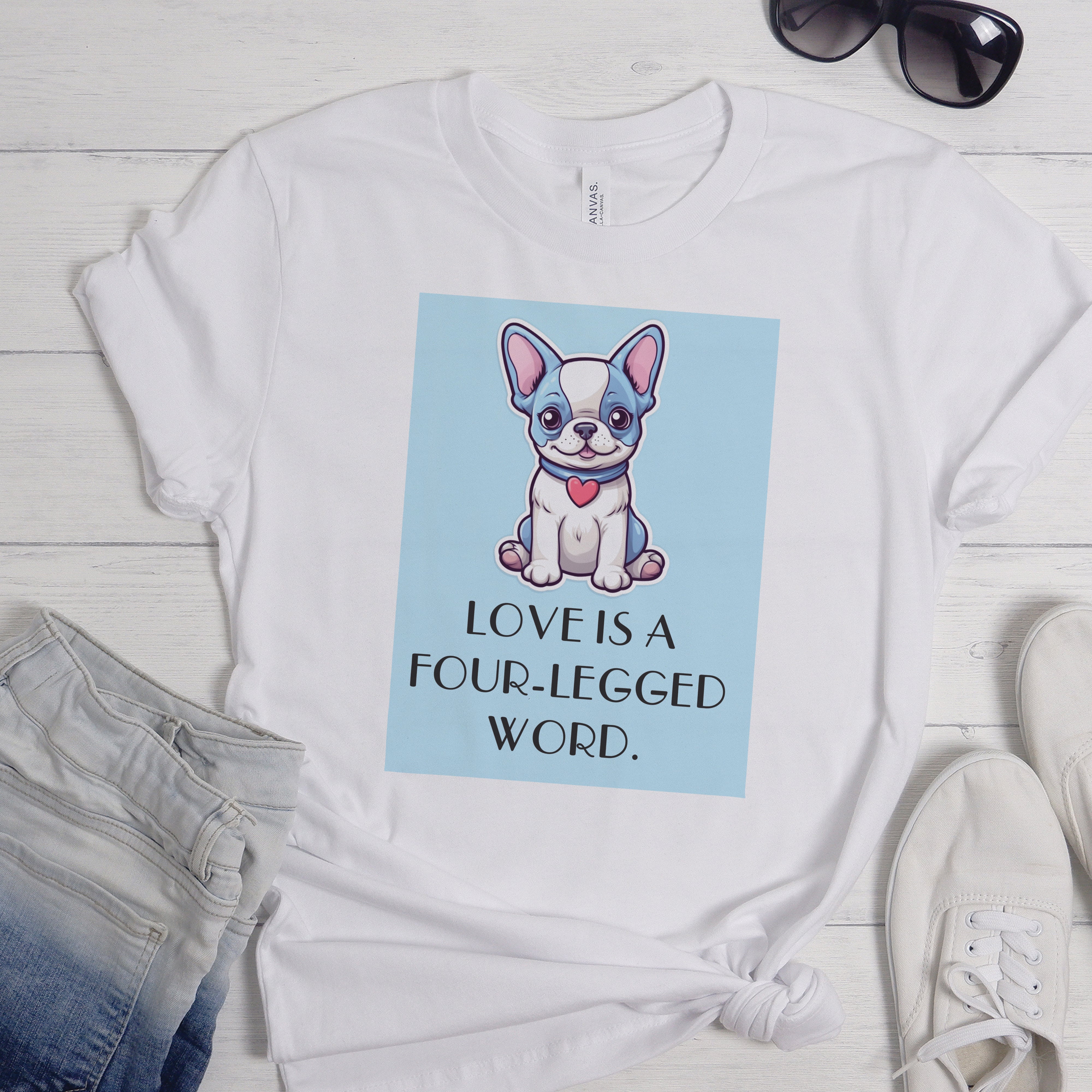 Pet-Lover Cute & Comfy Bulldog Tee - Unisex T-shirt for Dog Owners