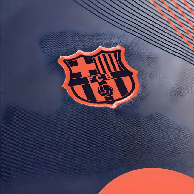 Official 2025-2026 Barcelona Third With Classic Design - Machine