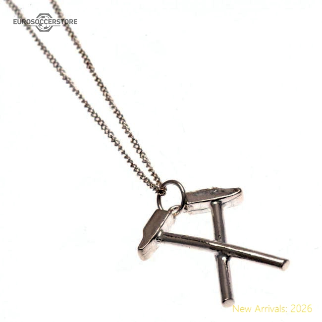 Superior West Ham United Fc Sterling Silver Pendant  Chain Hm