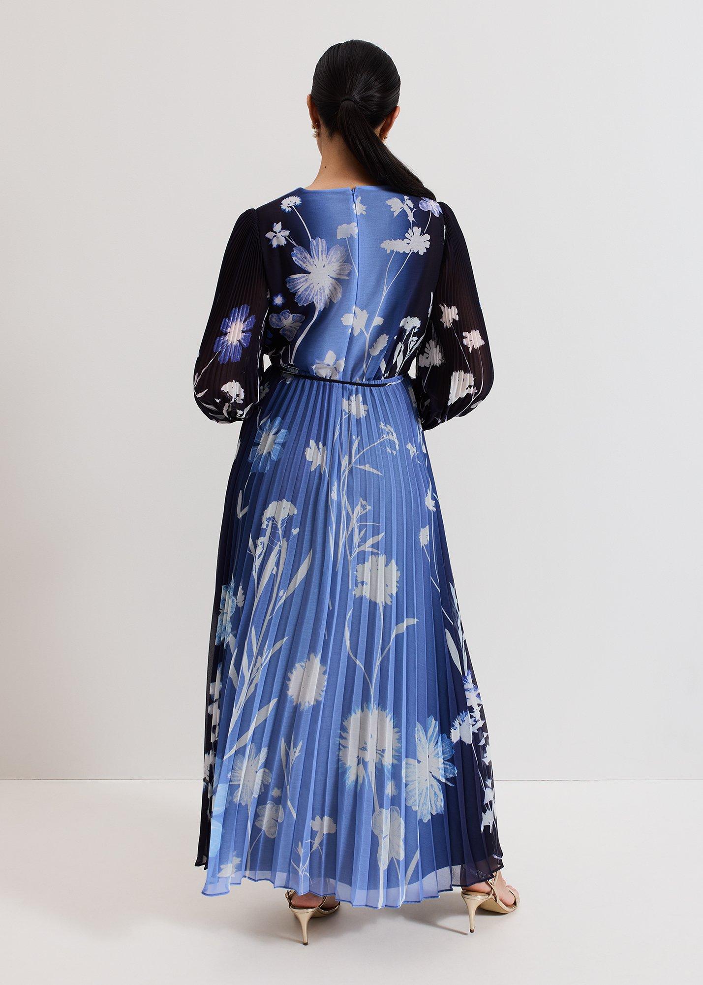 Petite Annie floral Ombre Print Maxi Dress