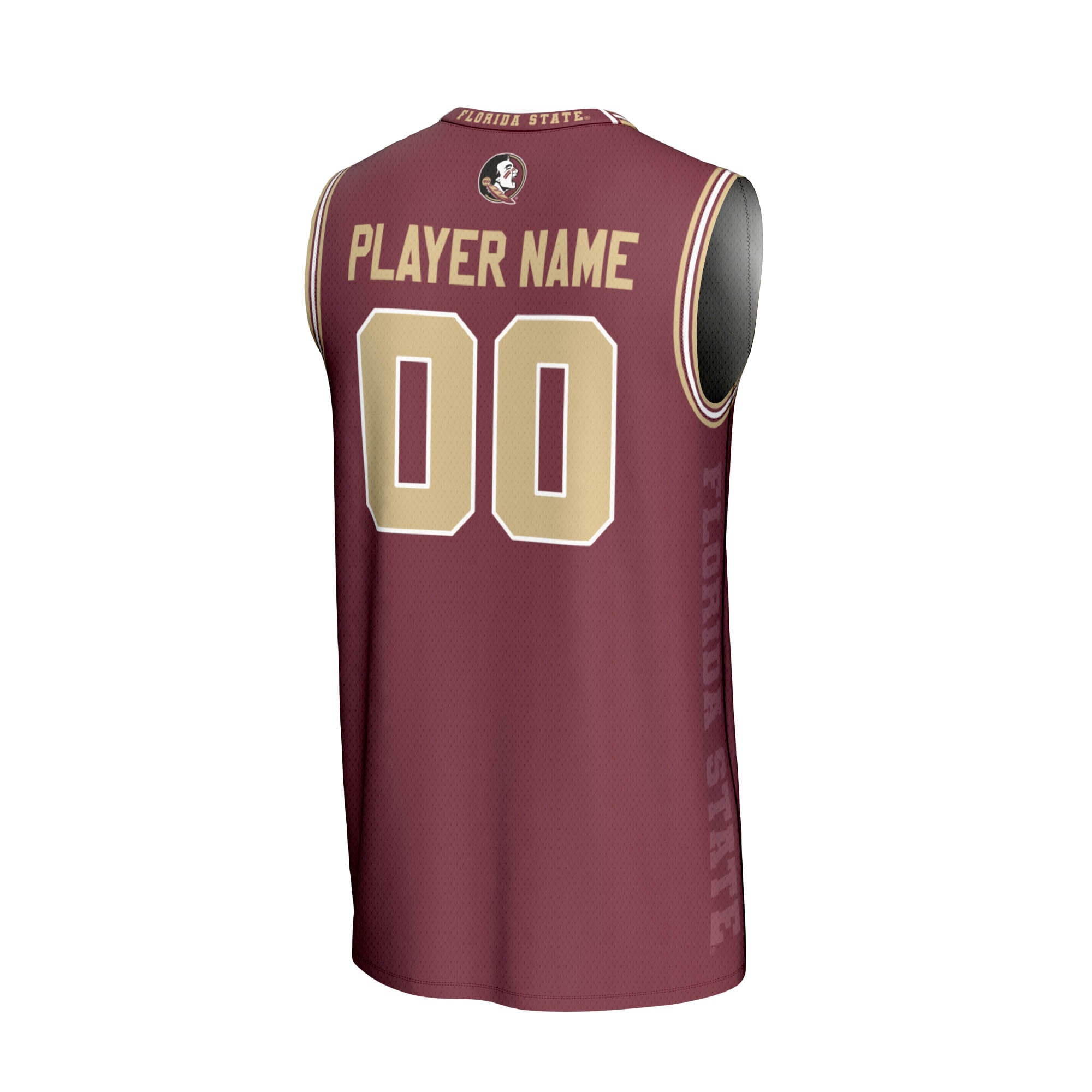 [NJP] Florida State Seminoles GameDay Greats Youth NIL Pick-A-Player Men's Basketball Icon Print Lightweight Jersey - Garnet