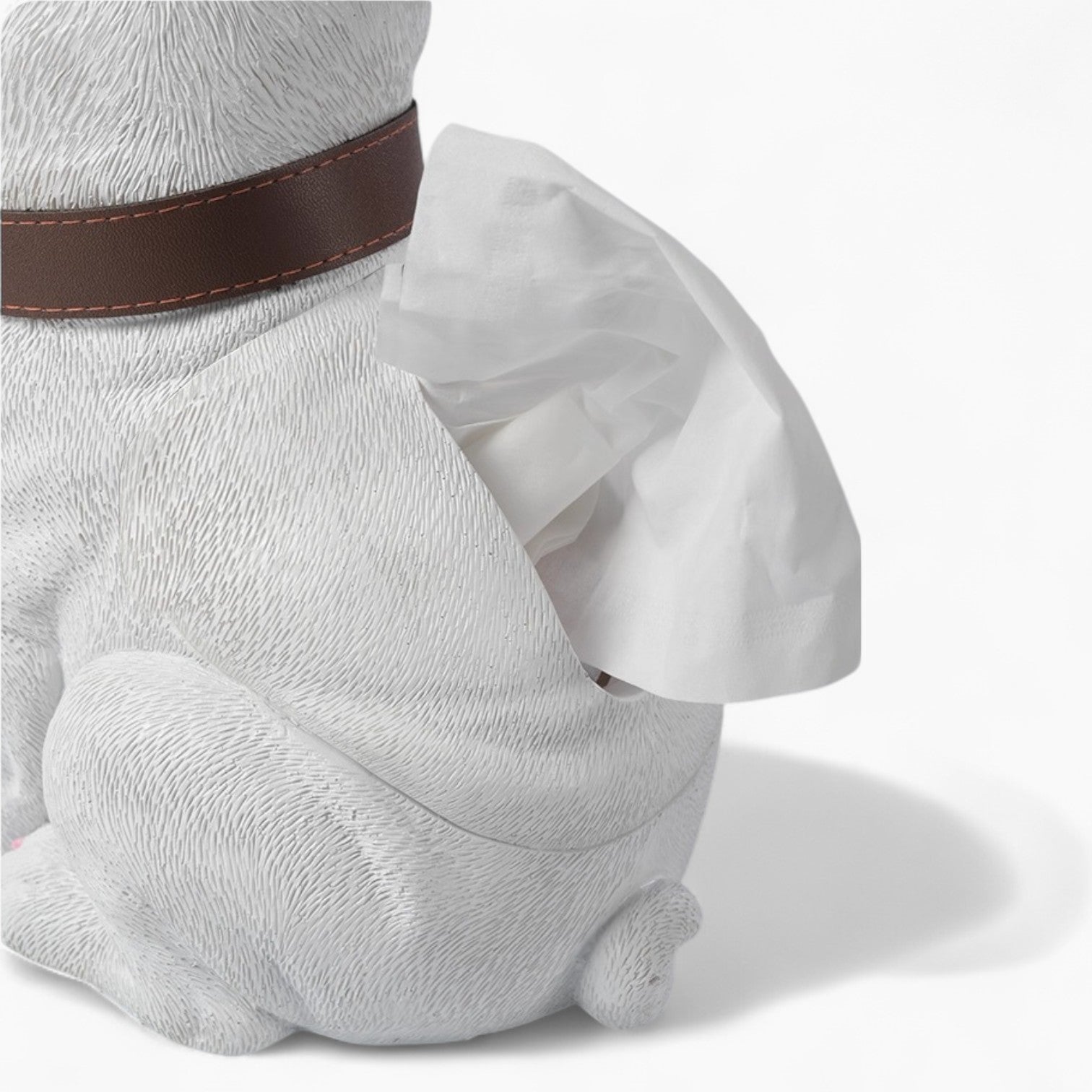 French Bulldog Nosepull Frenchie Tissue Box Holder – Cute Resin Dog