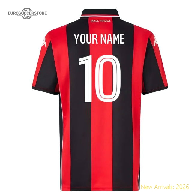 Premium Top-Quality 2025-2026 Ogc Nice Home Shirt (Your Name)