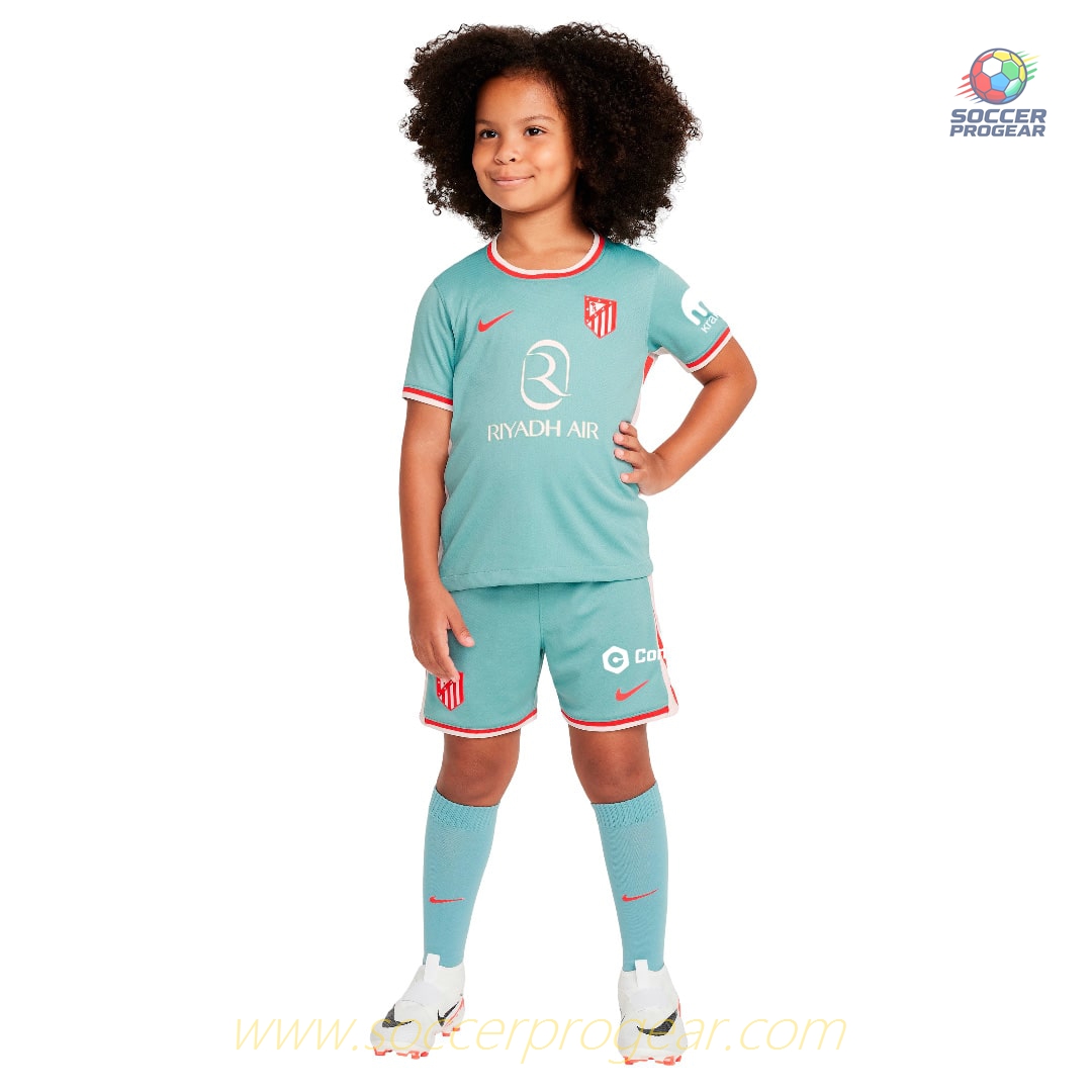 Atletico Madrid Away Youthren's Football Kit Football Jersey 2024-2025 Season