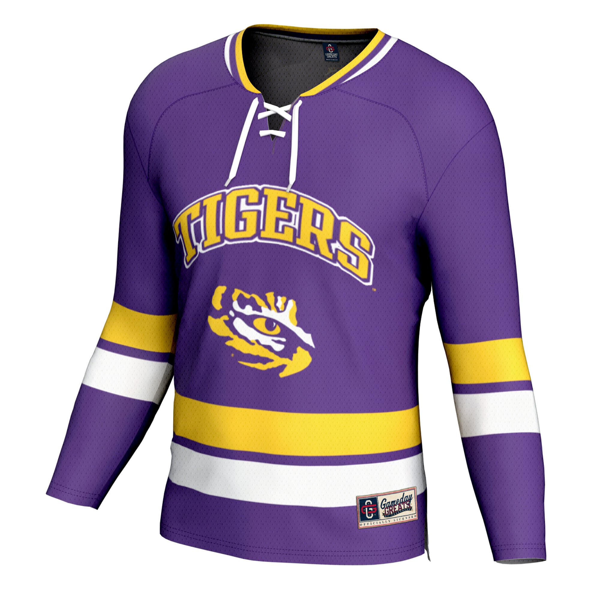 LSU Tigers GameDay Greats Youth Spirit Hockey Jersey - Purple