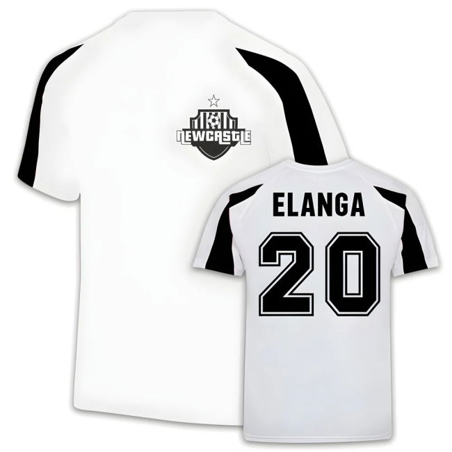 Newcastle Official Training Football Shirt 2022-25 Anthony Elanga 2...