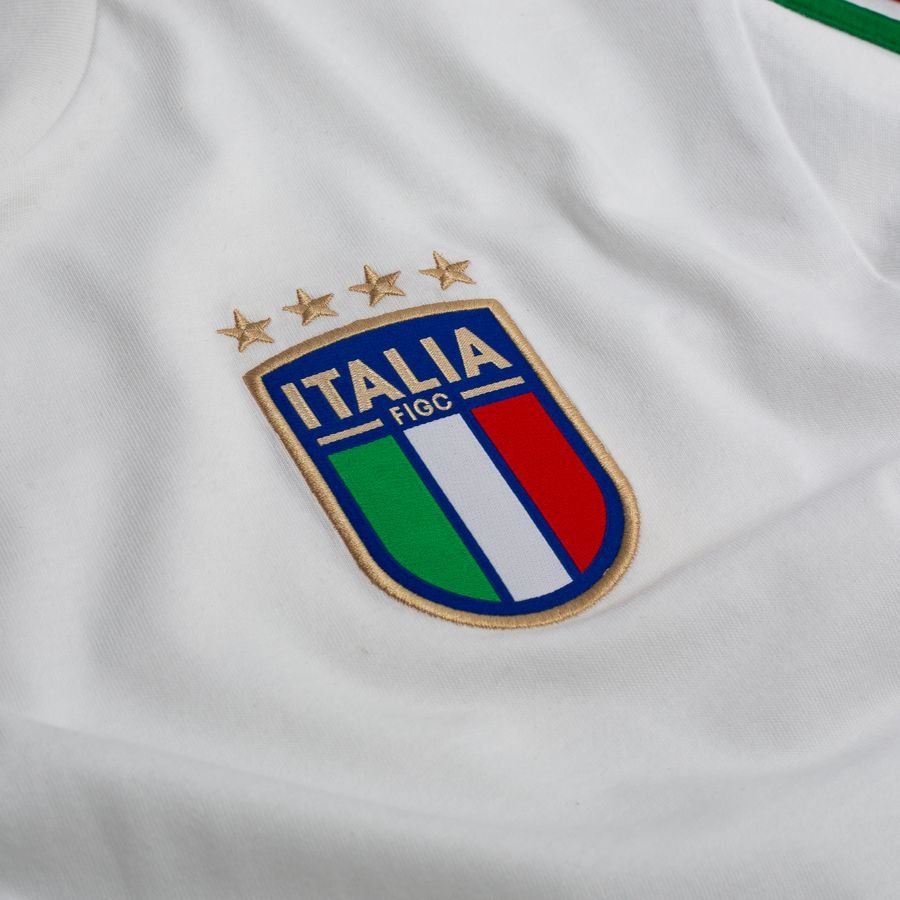 Italy T Shirt Dna Pure White Adidas National Team Wear