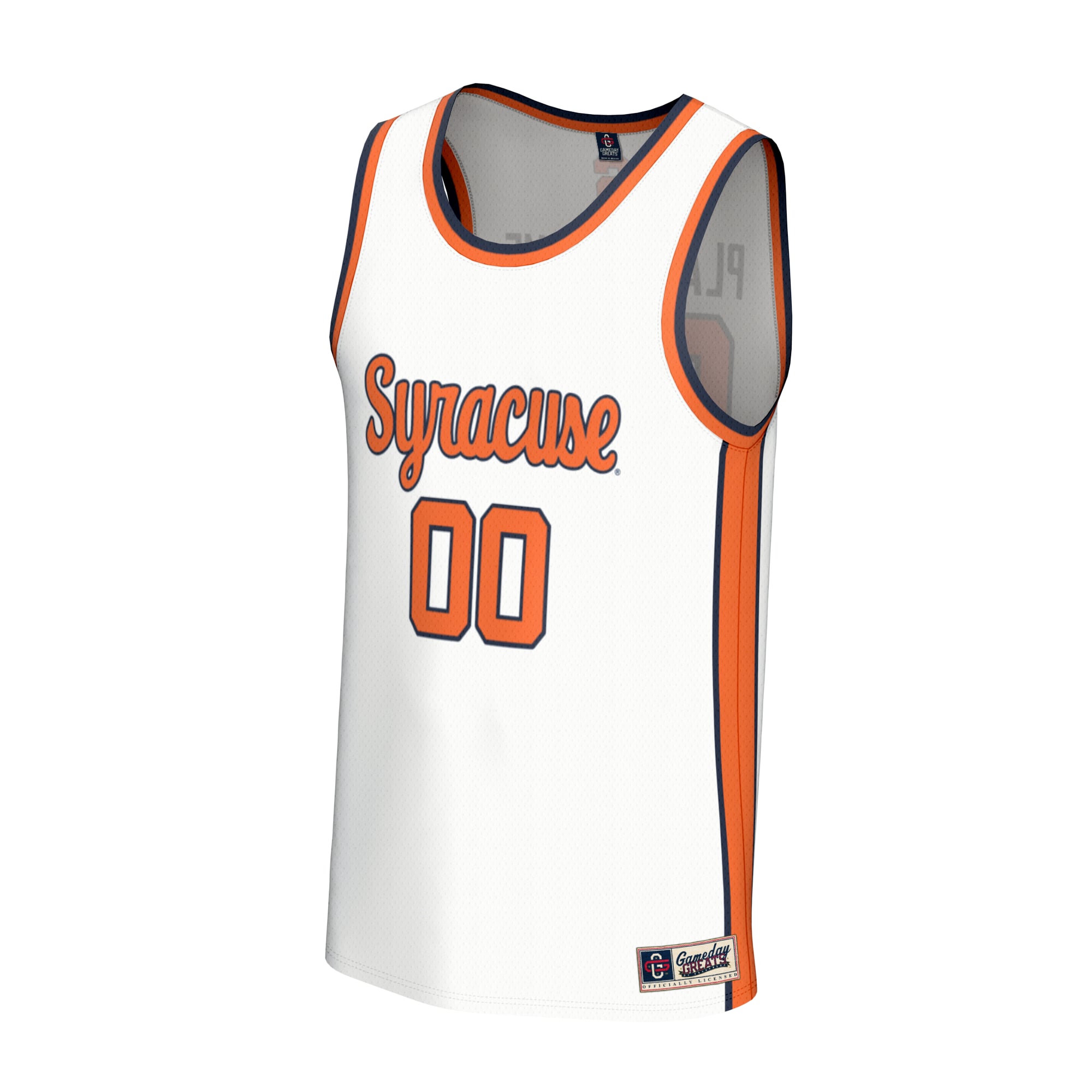 Syracuse Orange GameDay Greats Youth NIL Pick-A-Player Men's Basketball Lightweight Jersey - White