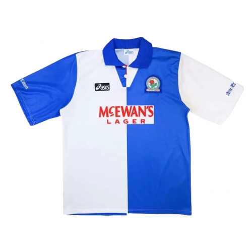 94-95 Blackburn Rovers Retro Soccer Jerseys Shirt - Official Replica