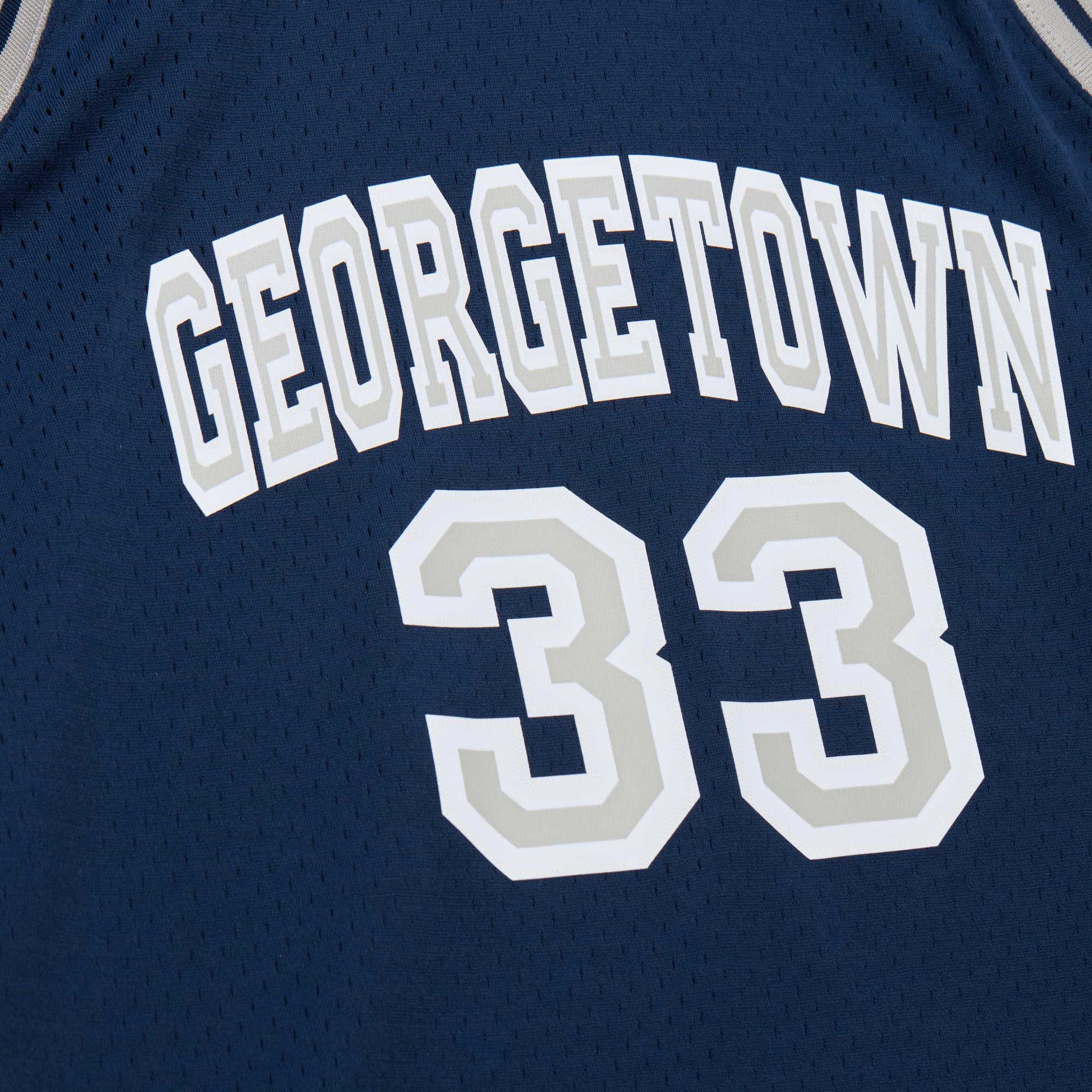 [NJP] Alonzo Mourning Georgetown Hoyas 1991/92 Swingman Player Jersey - Navy