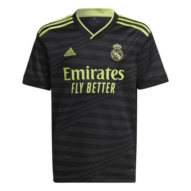 Kids Original 2022-2023 Real Madrid Spanish Third Uniform