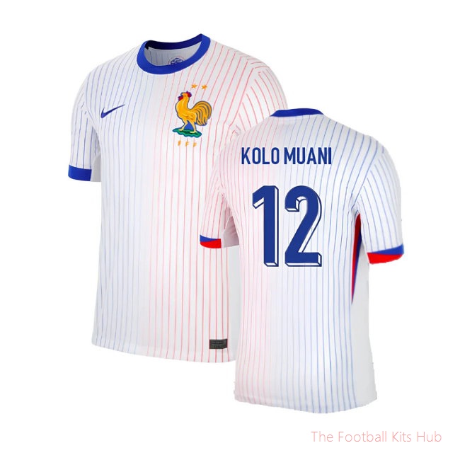 2024-2025 France Away Shirt (Kolo Muani 12)