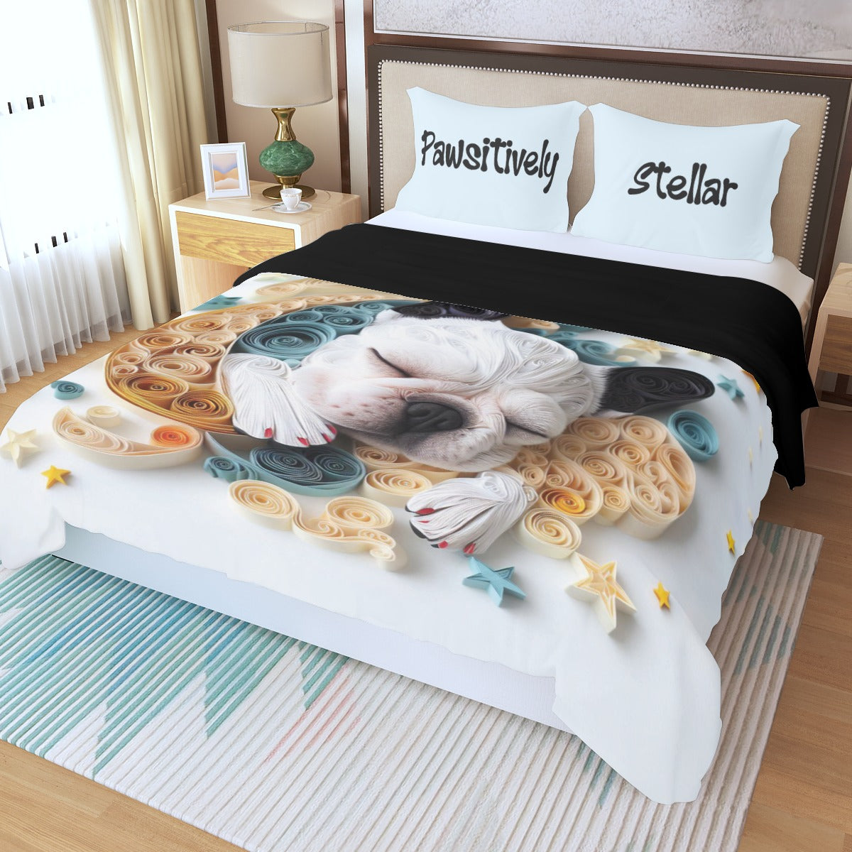 Safe Pip - Bulldog Bedding Set Pet Gear | Durable Build