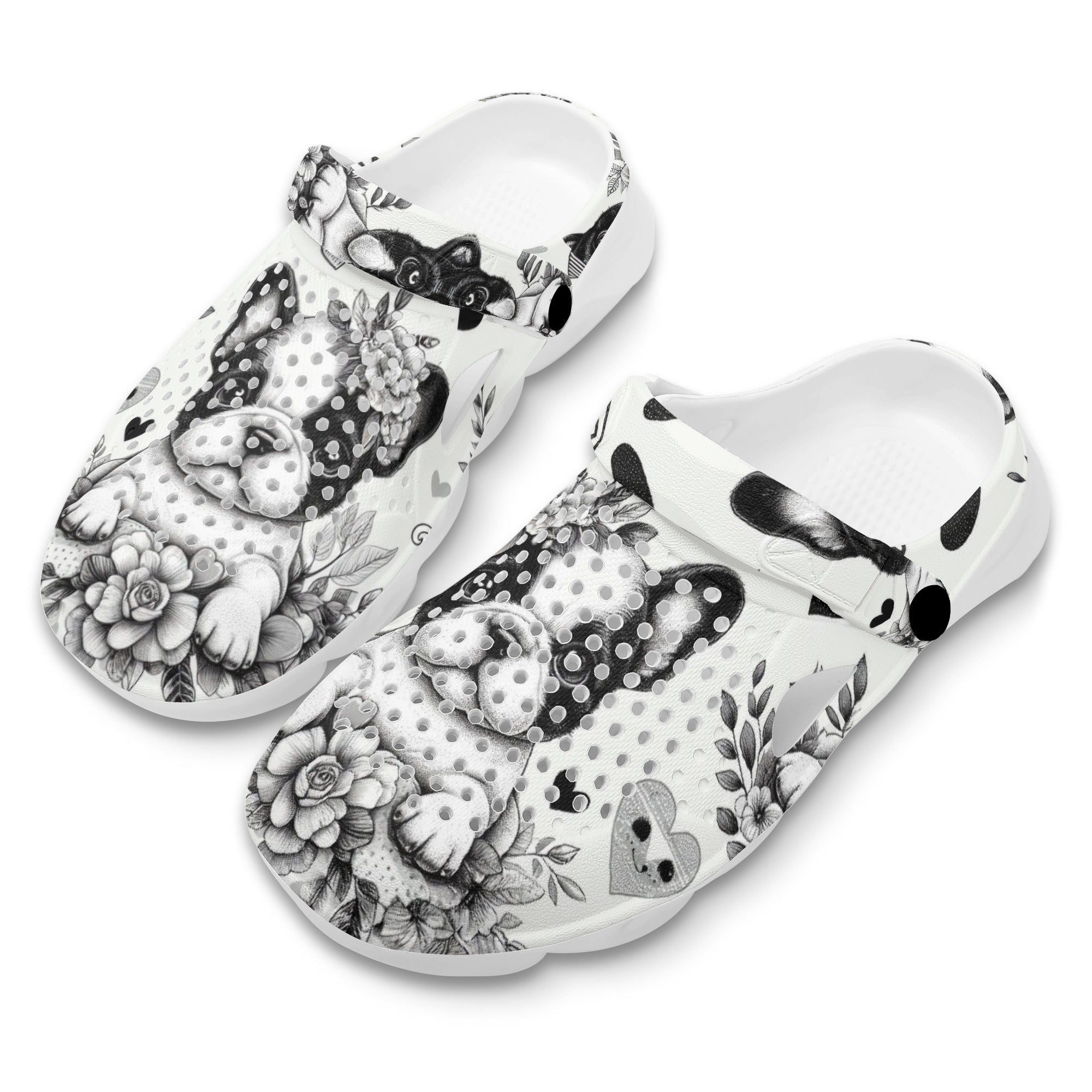 French Bulldog Riley Summer Hollow Out Clogs Practical Pet Supply