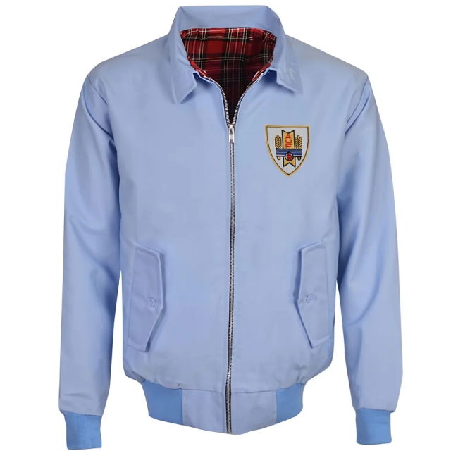 Performance Uruguay Light Blue Harrington Jacket Premium