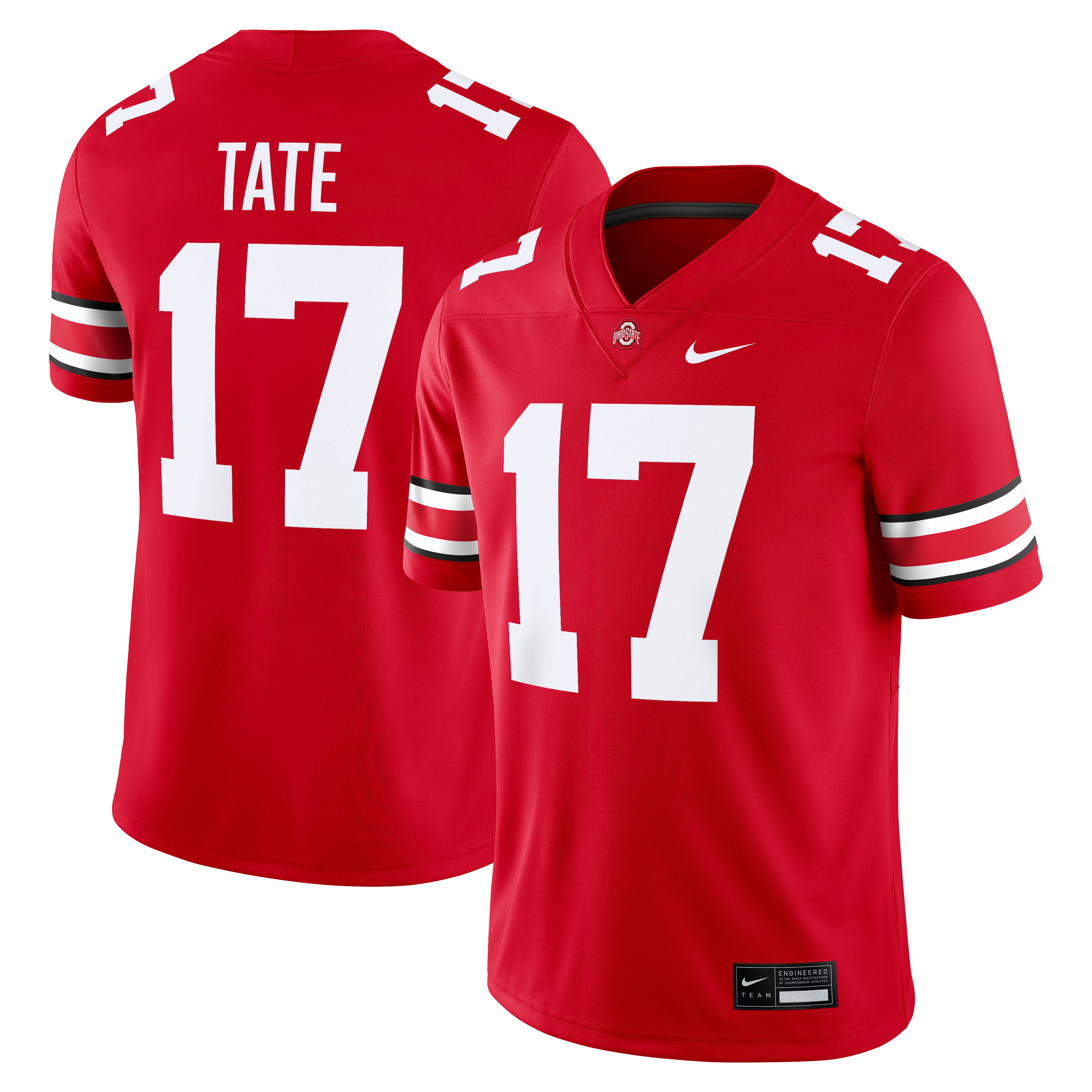 Carnell Tate Ohio State Buckeyes Nike Game Jersey - Scarlet