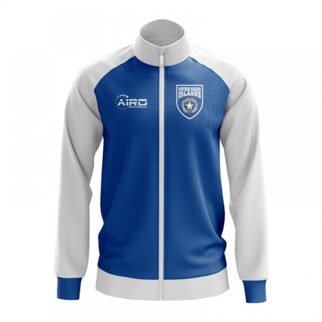 Athletic Northern Mariana Concept Football Track Jacket (Blue)