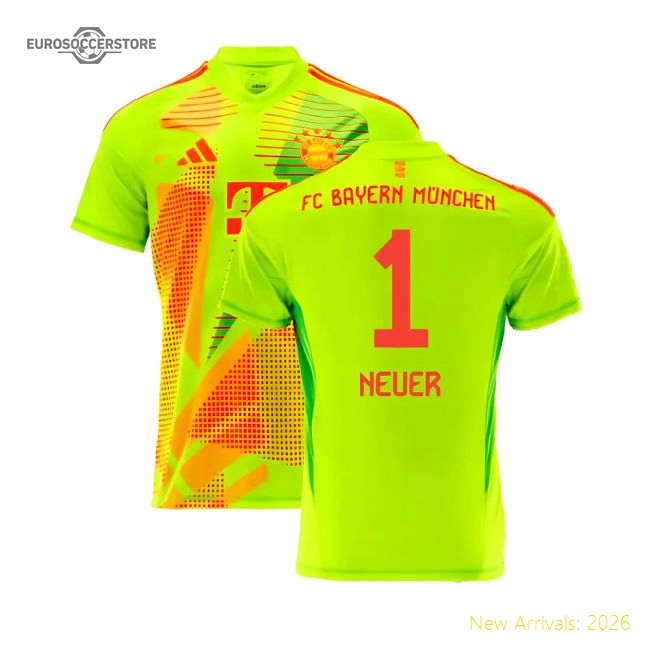 2024-2025 Bayern Munchen Home Jersey Goalkeeper Soccer Shirt (Yellow)