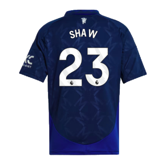 First-class 2024-2025 Man Utd Away Shirt (kids) (shaw 23)