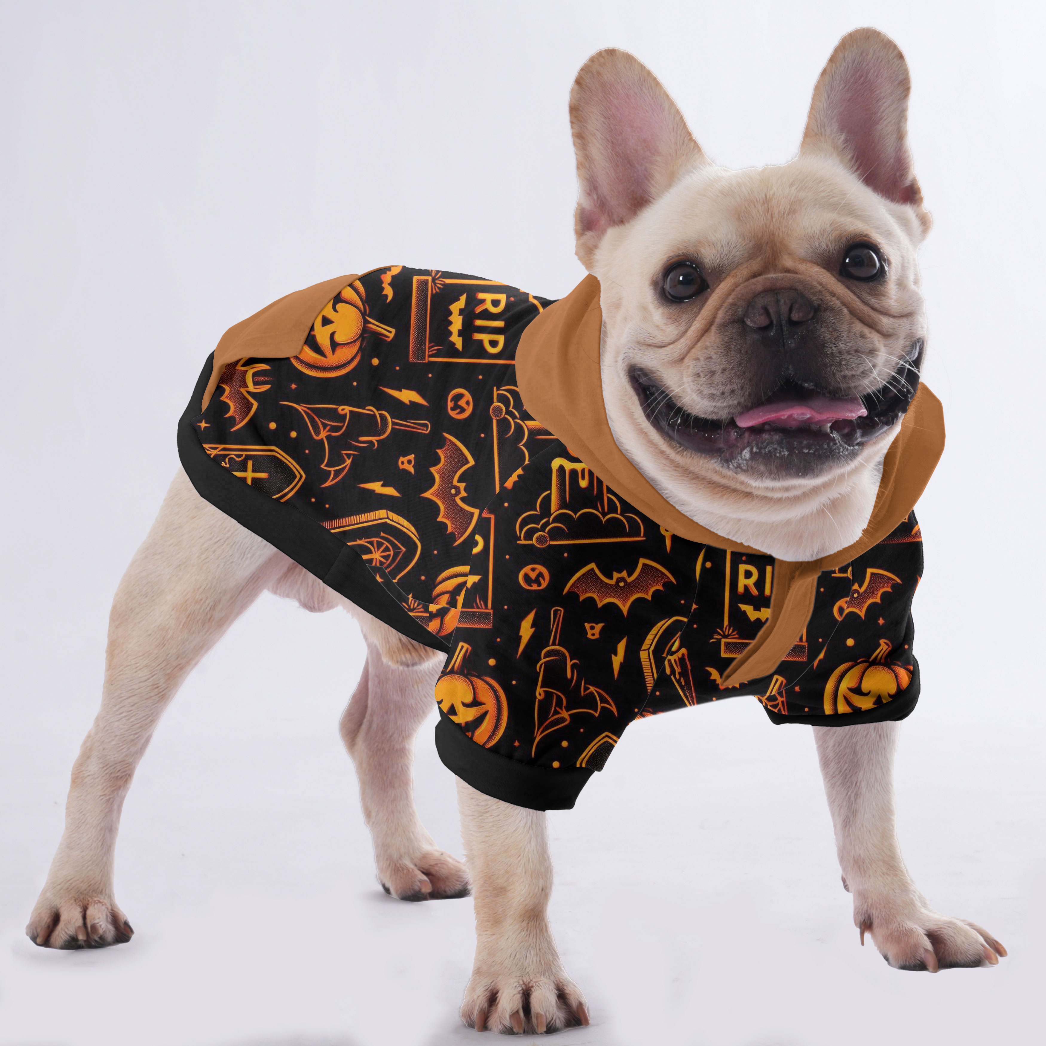Roxie - Trendy Halloween Hoodies For French Bulldog | Frenchie Shop Original Everyday Use