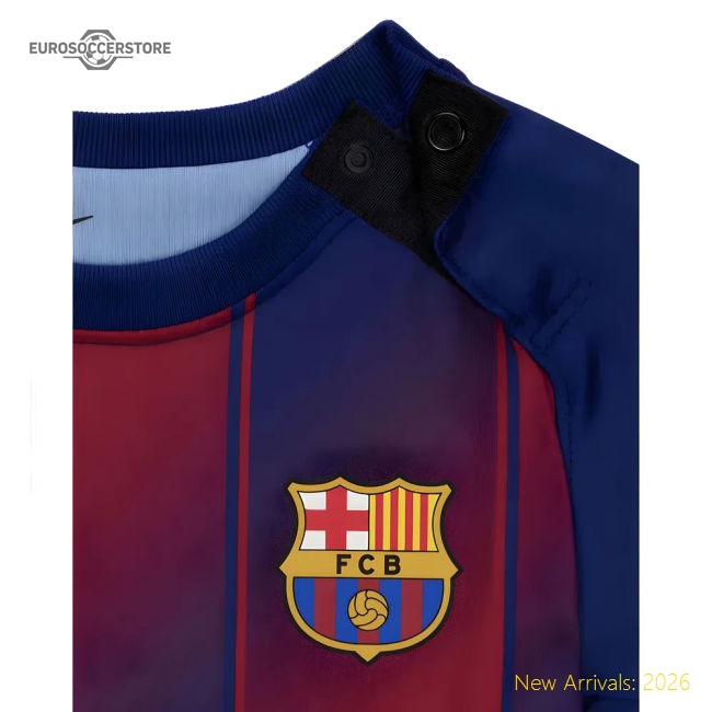 Premium Genuine 2025-2026 Barcelona Home Baby Kit