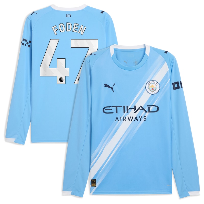 Excellent Man City Men's 2025 Replica Player Jersey - Authentic...