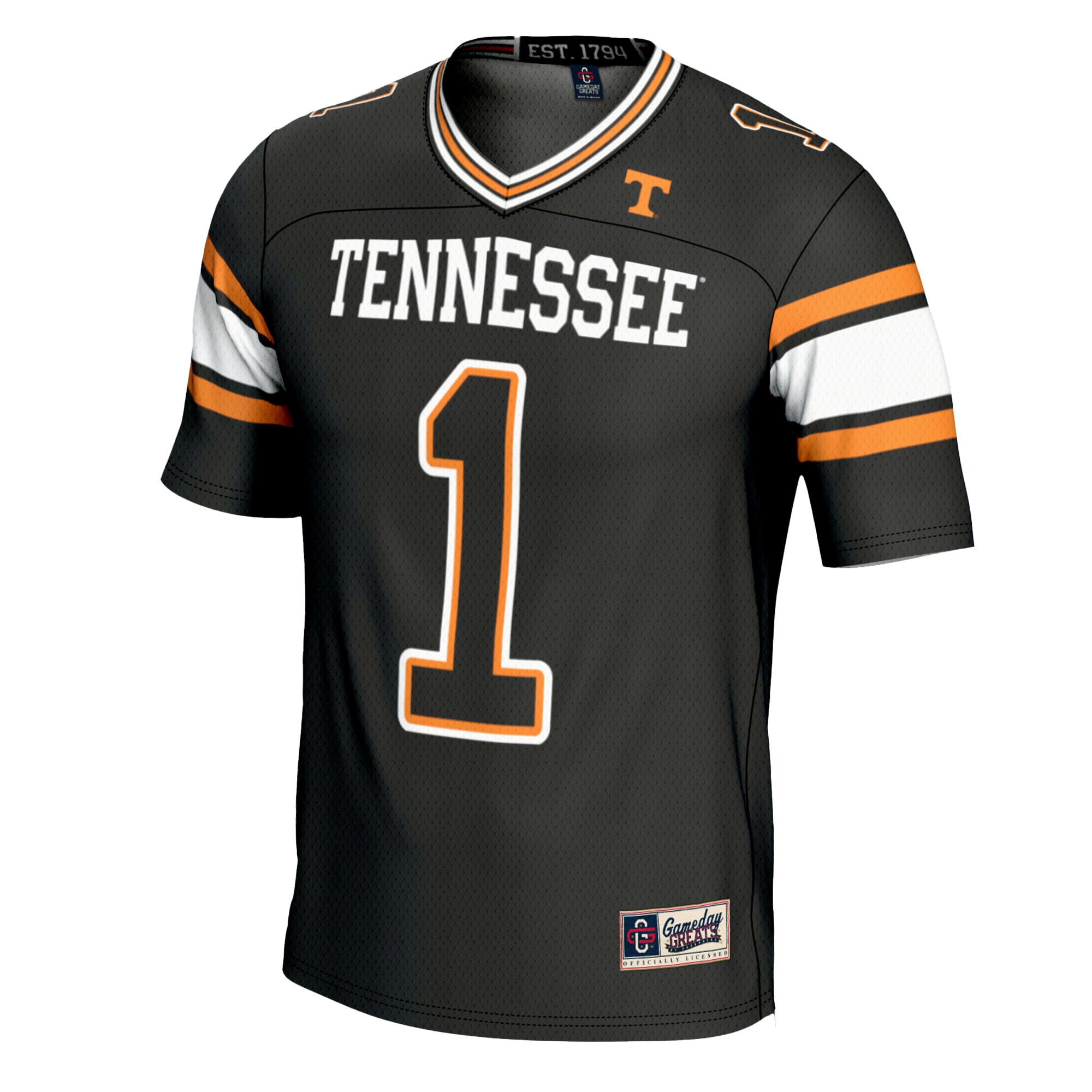 [NJP] Tennessee Volunteers GameDay Greats Youth Football Jersey - Black