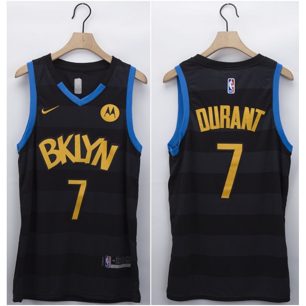 Kevin Durant7 Brooklyn Nets Black Jersey - - NBA Collection