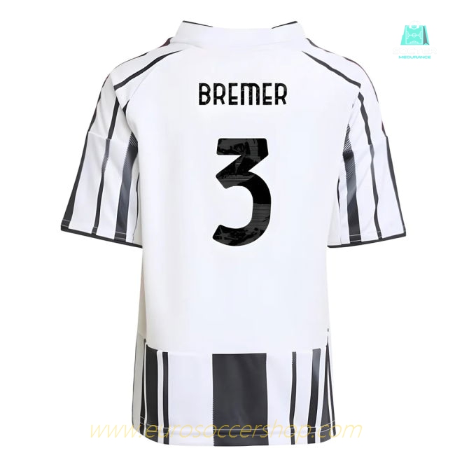 2025-2026 Juventus Home Mini Kit (Bremer 3)