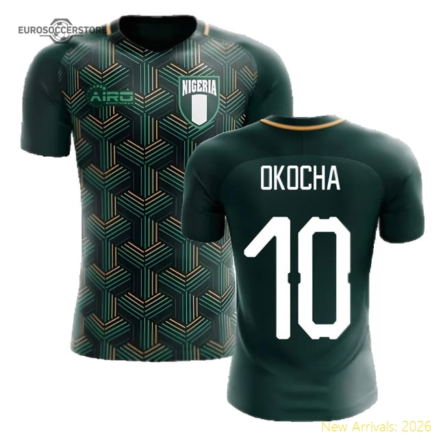 2025-2026 Nigeria Third Concept Football Shirt (Okocha 10) - Kids