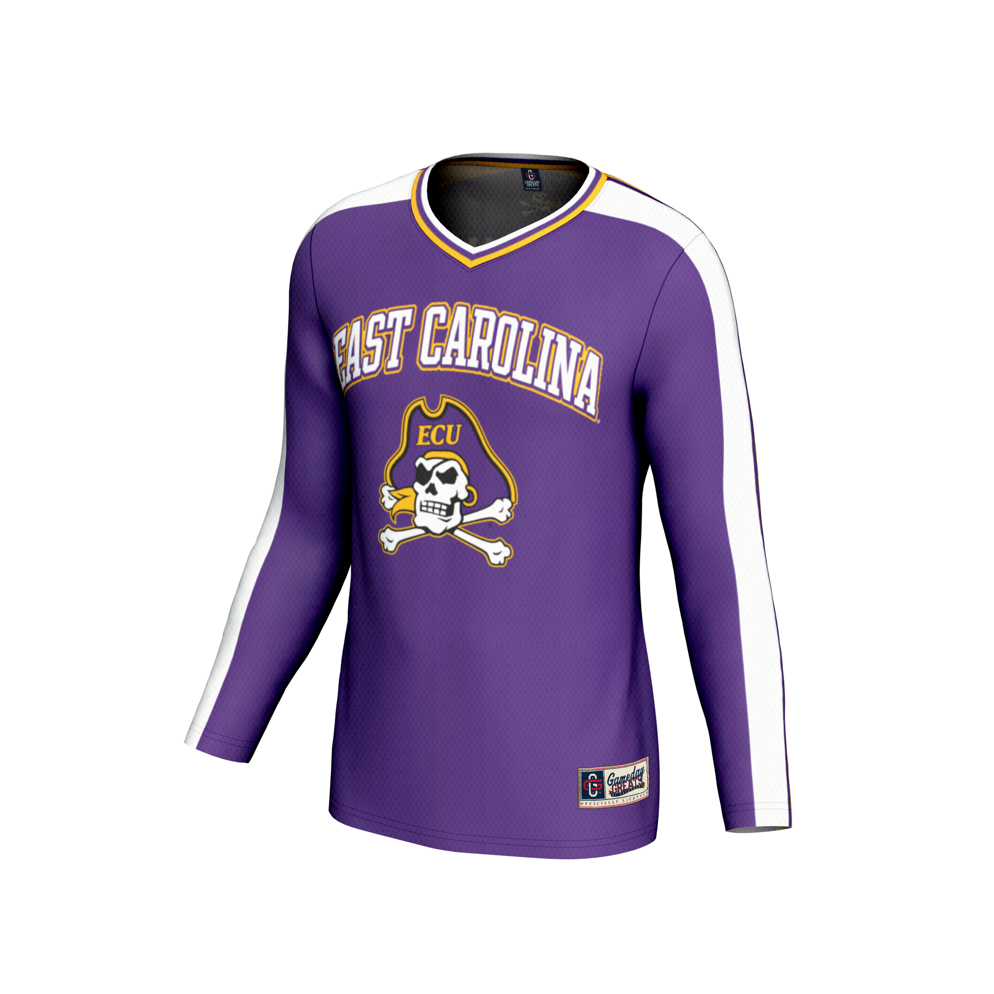 [DDG] ECU Pirates GameDay Greats Youth NIL Pick-A-Player Collegiate Women's Volleyball Lightweight Fashion Jersey - Purple